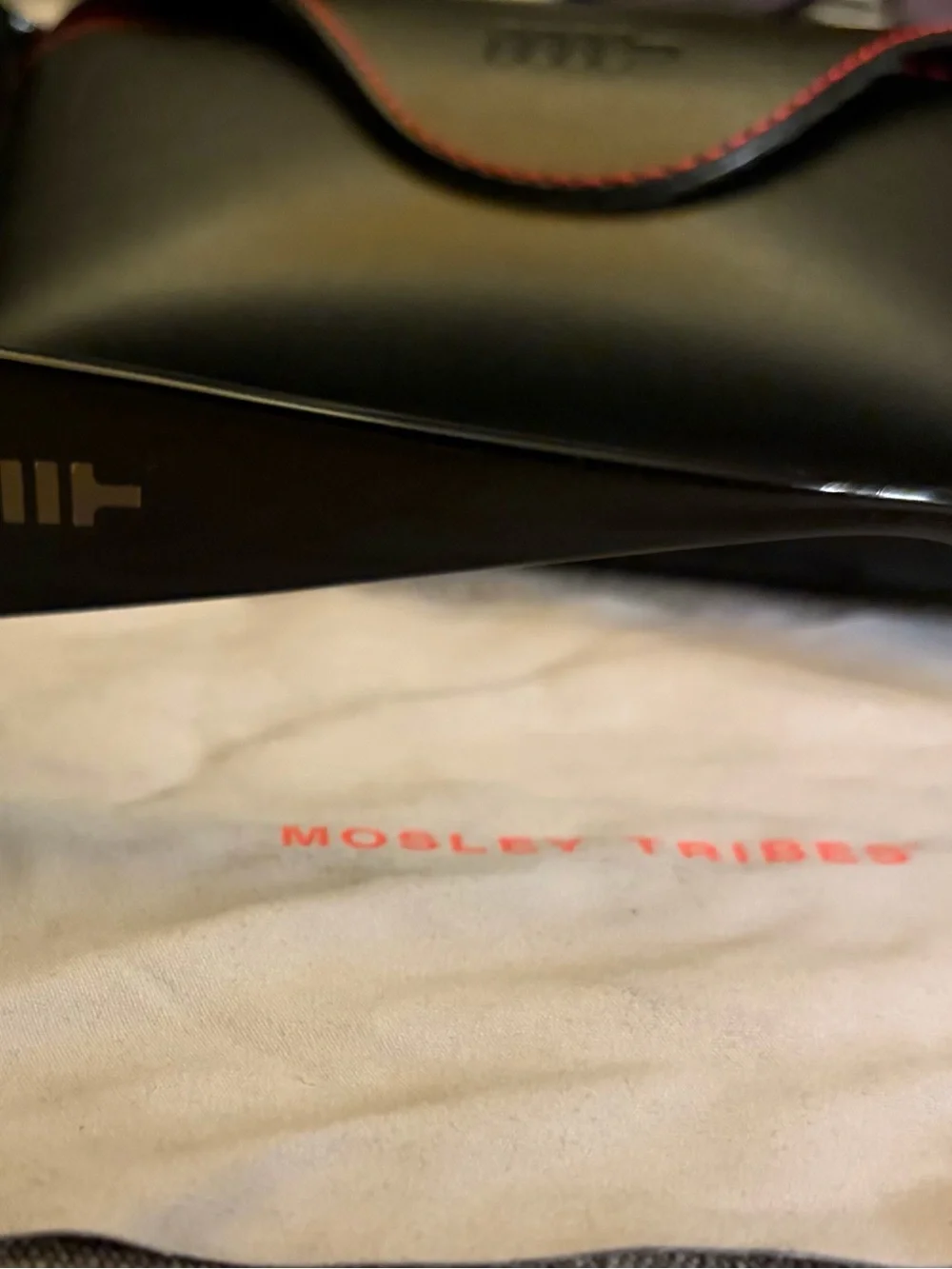 Men's Black Shield Sunglasses